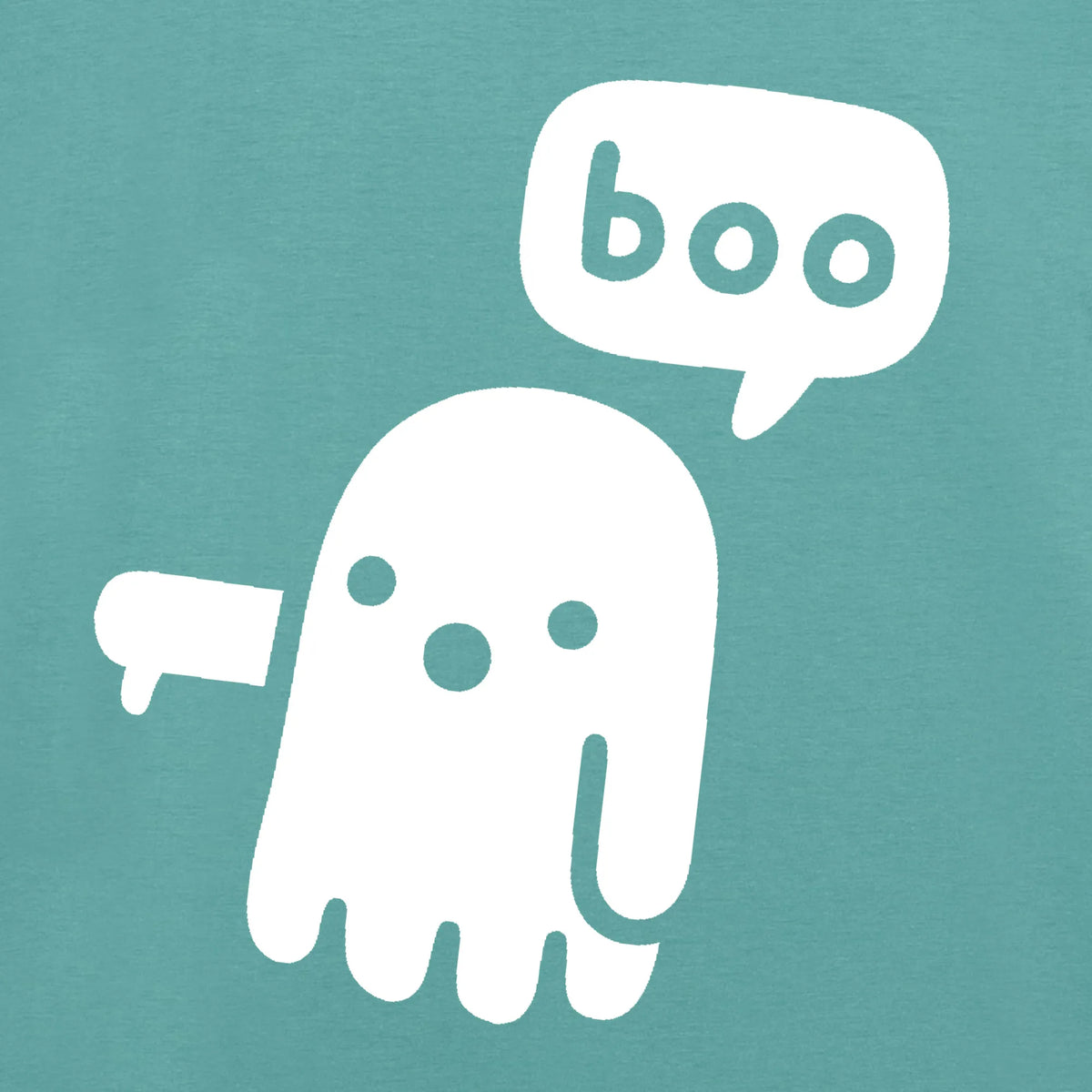 Camiseta manga corta Ghost Of Disapproval verde hoja