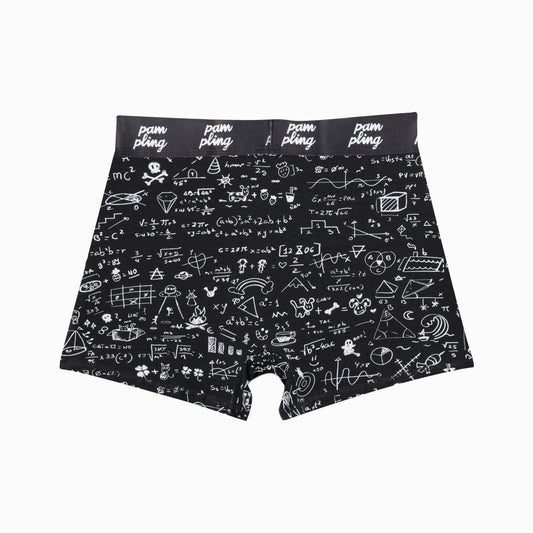 Boxers Crazy Math negro profundo