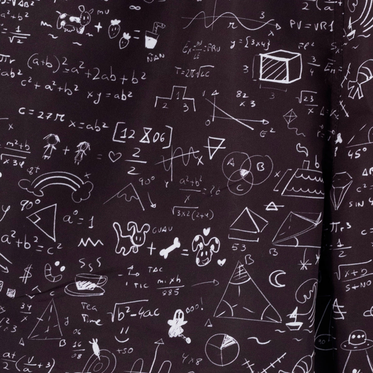 Bañador Crazy Math negro profundo hombre