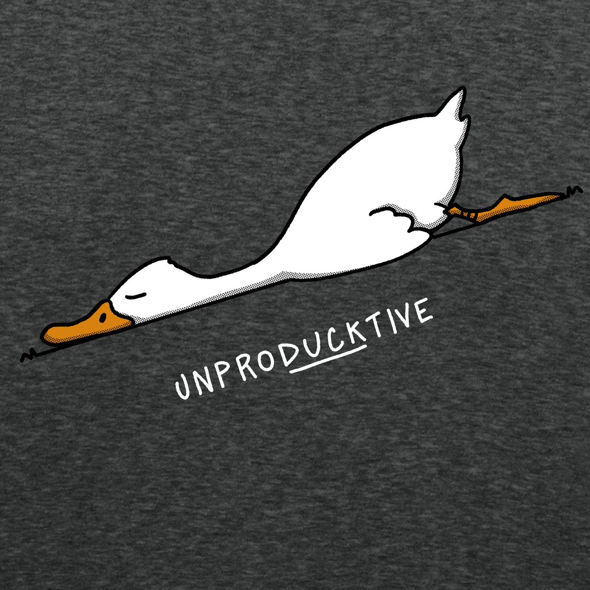 Sudadera sin capucha Unproducktive gris carbón