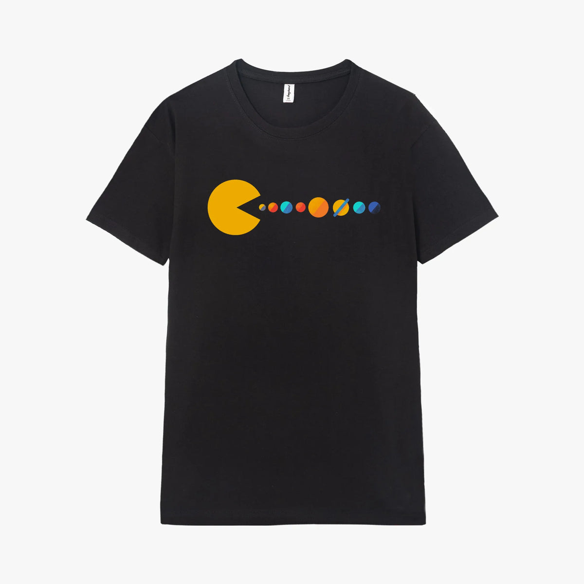 Camiseta manga corta Mister Universe negro profundo