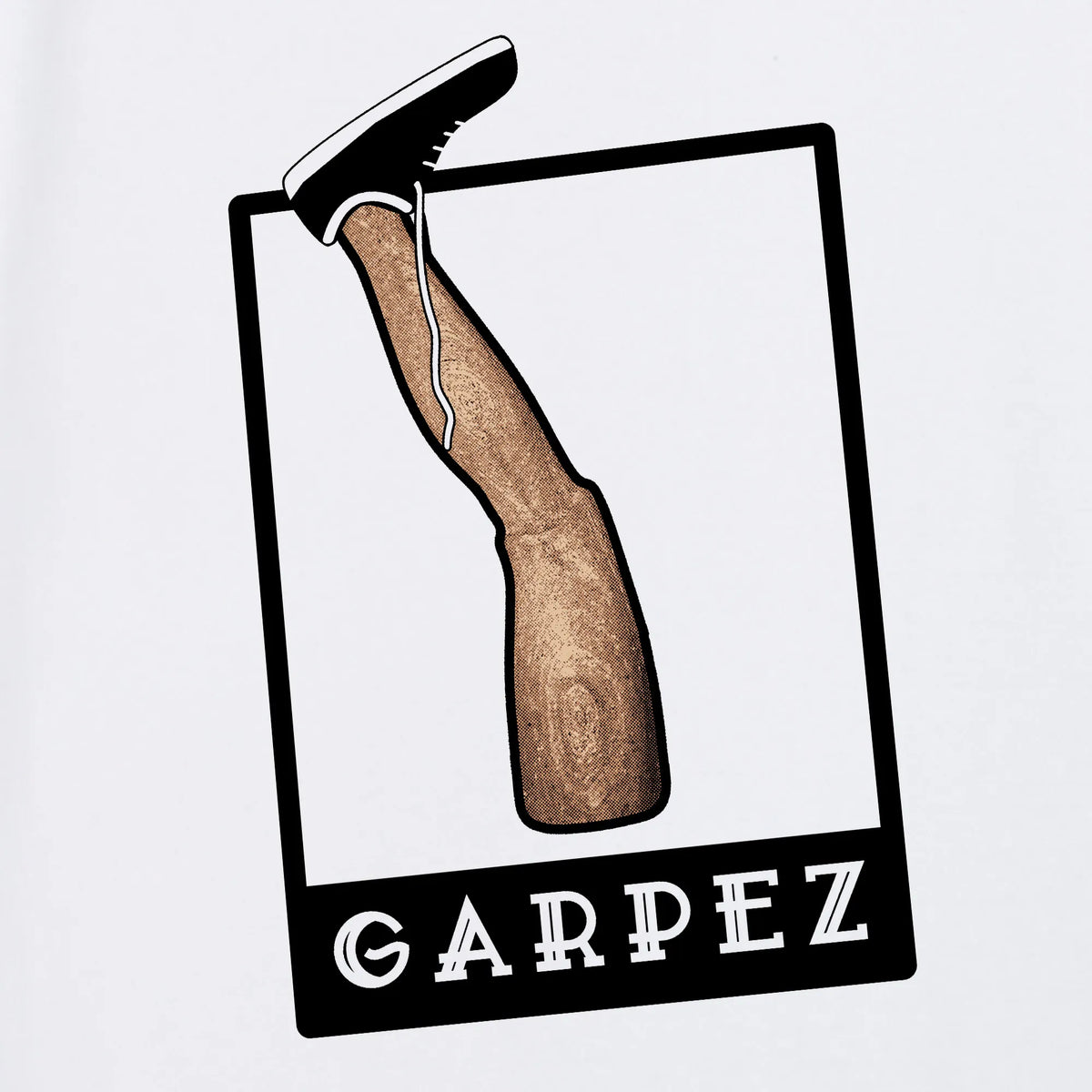 Camiseta manga corta Garpez blanco clásico