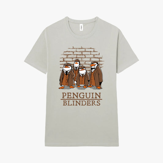 Camiseta manga corta Penguin Blinders gris pacífico