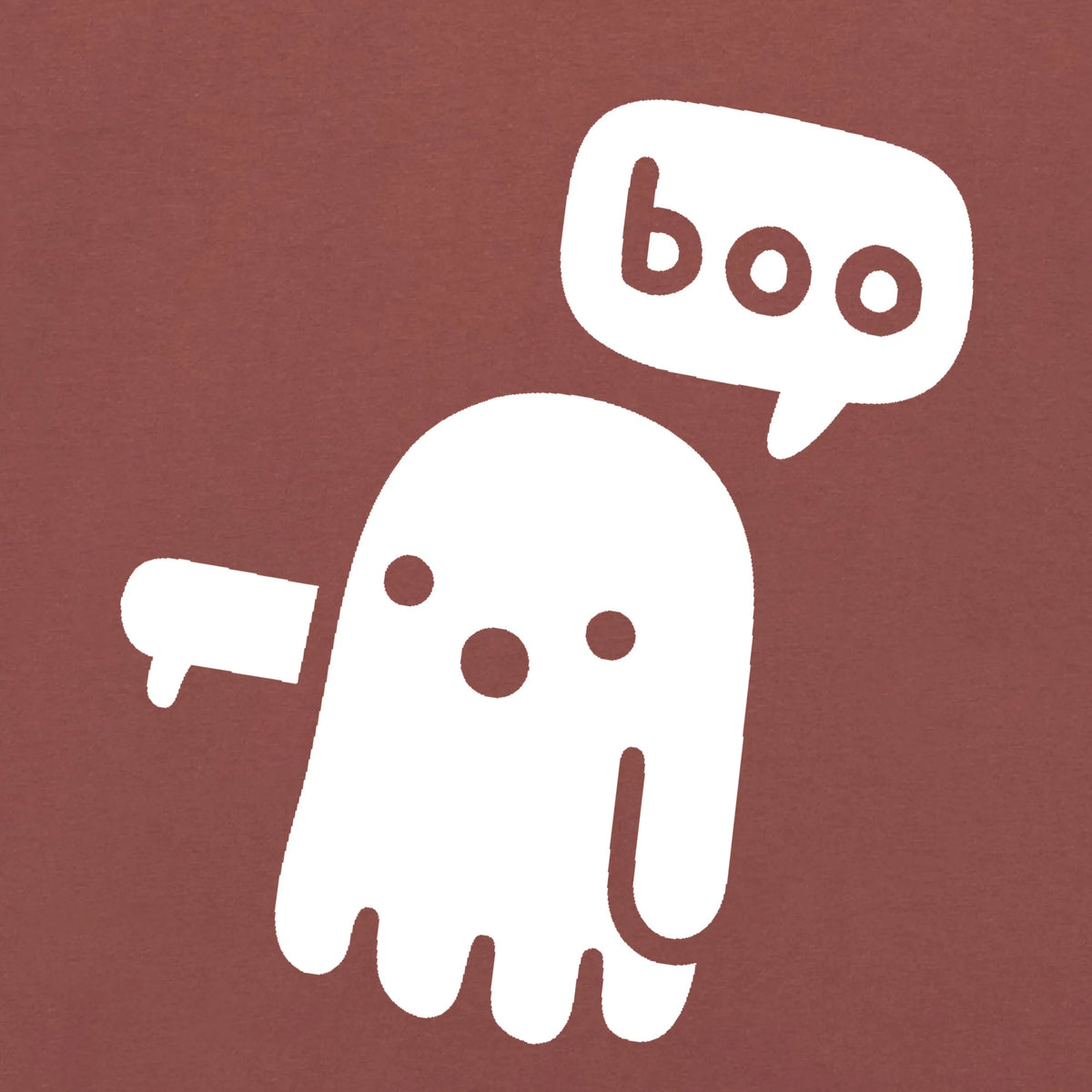 Camiseta manga corta Ghost Of Disapproval rosa antiguo