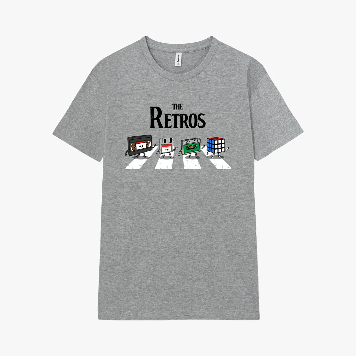 Camiseta manga corta The Retros gris mezcla