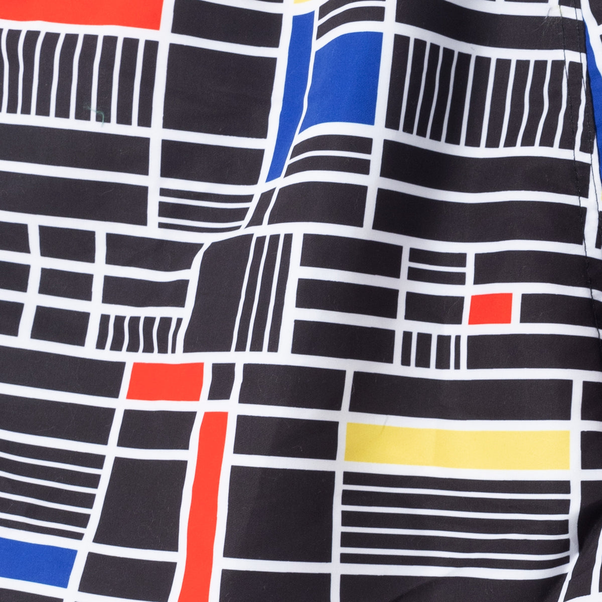 Bañador Map Lines Mond negro profundo hombre