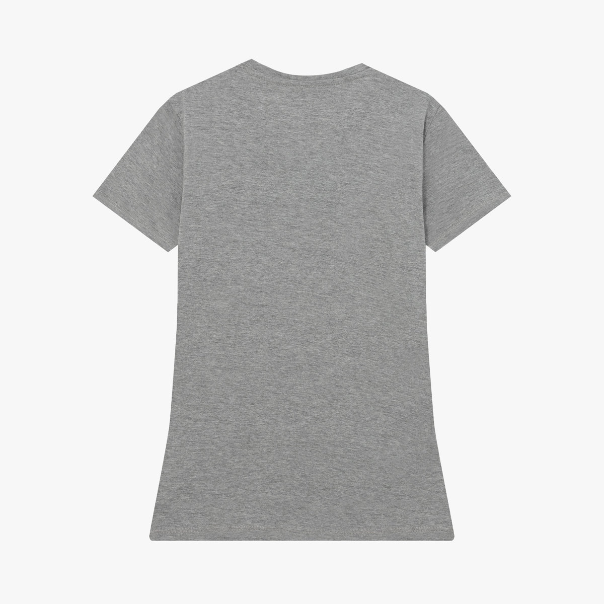 Camiseta manga corta Not Today gris mezcla mujer
