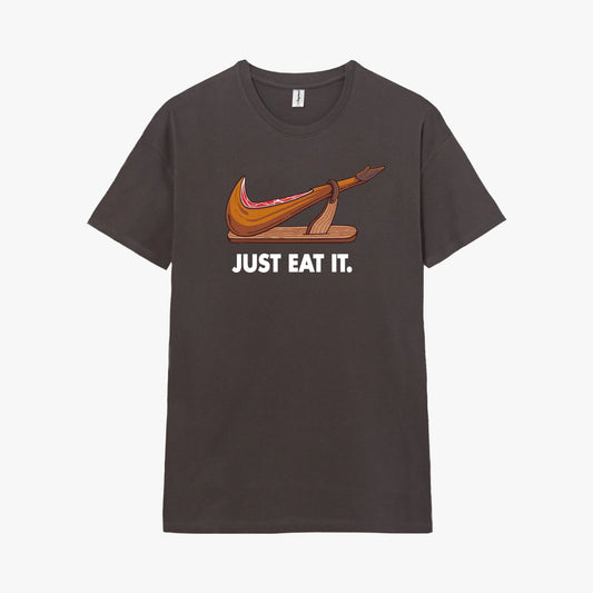 Camiseta manga corta Just Eat It gris carbón