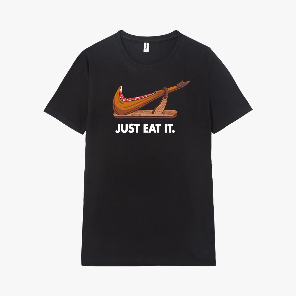 Camiseta manga corta Just Eat It negro profundo