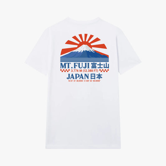 Camiseta manga corta Vintage Japan blanco clásico