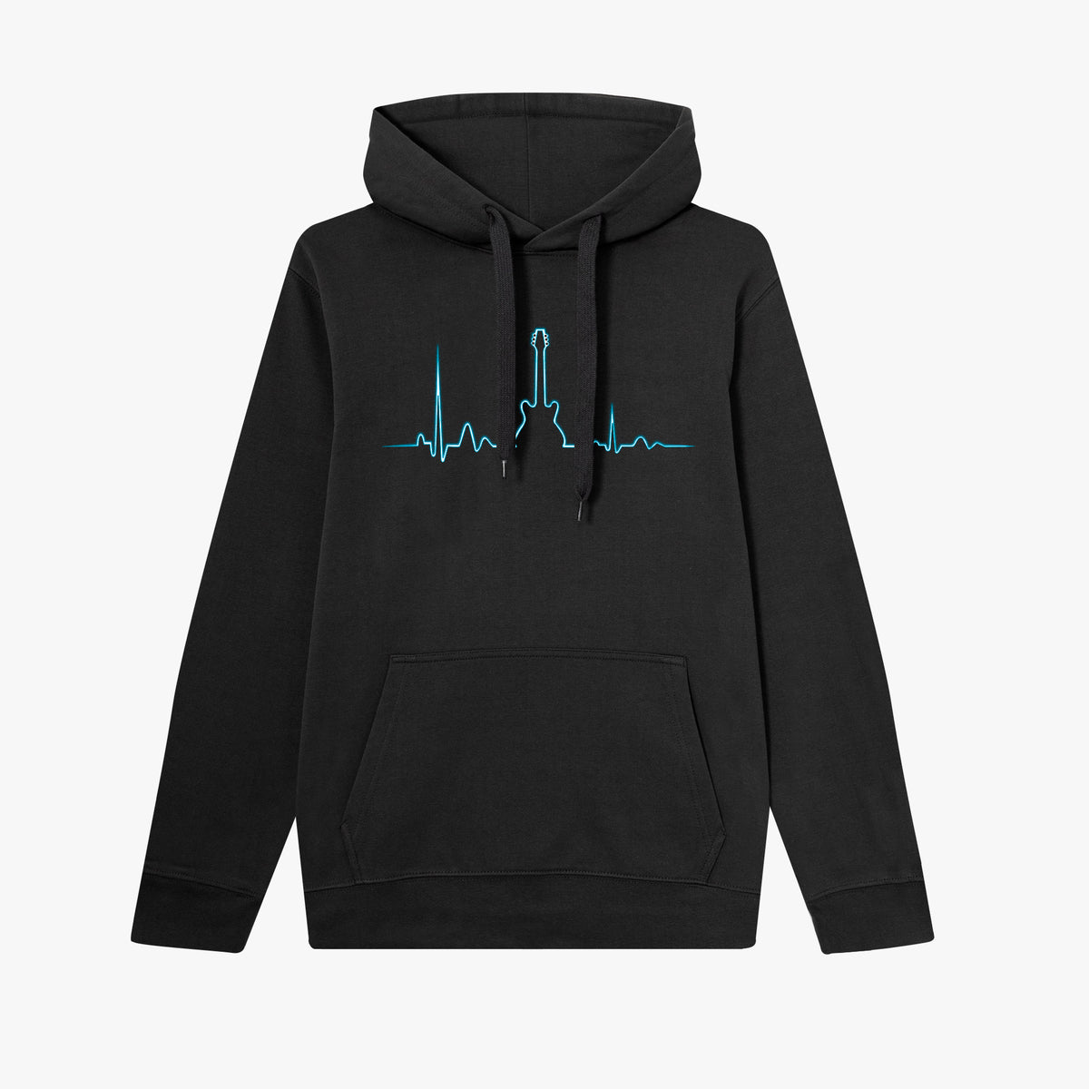 Sudadera con capucha Electrorock negro profundo