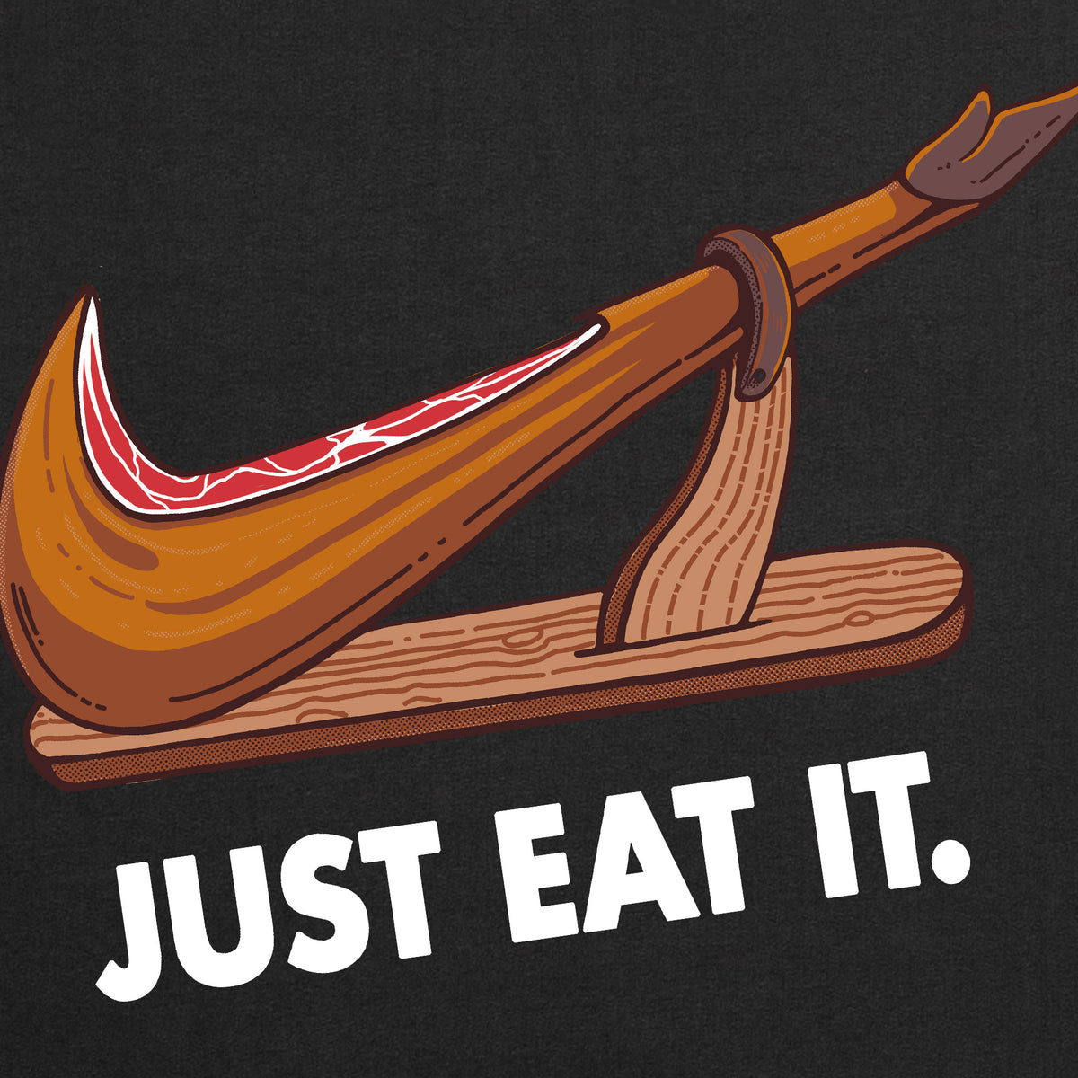 Sudadera con capucha Just Eat It negro profundo