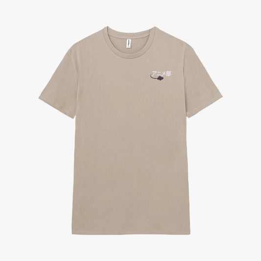 Camiseta manga corta Anime Club gris claro