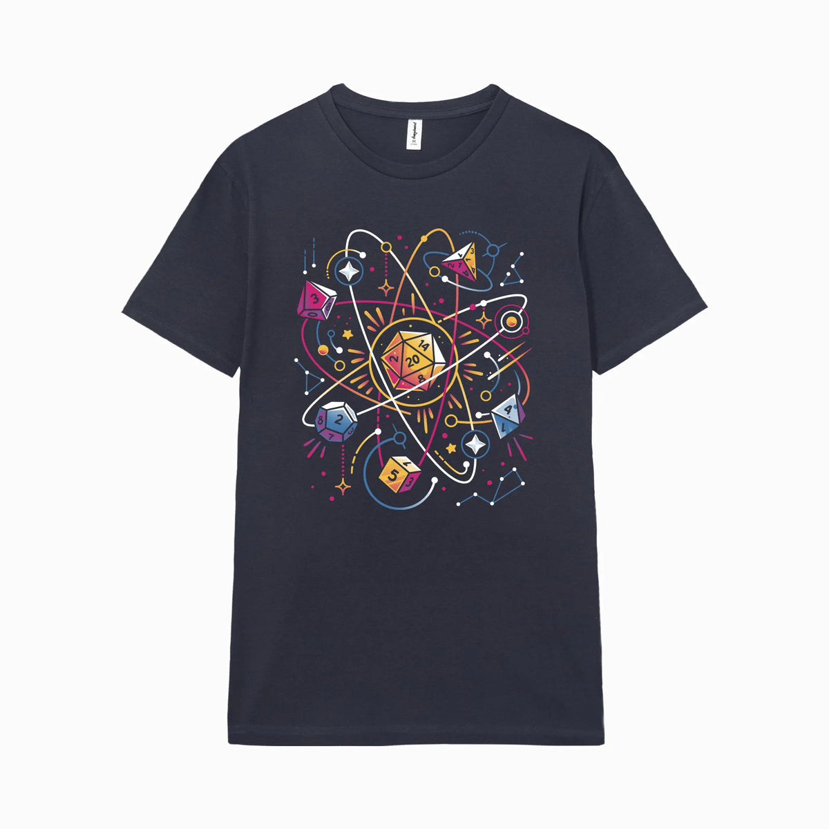 Camiseta manga corta Orbital Atomic Dice azul marino
