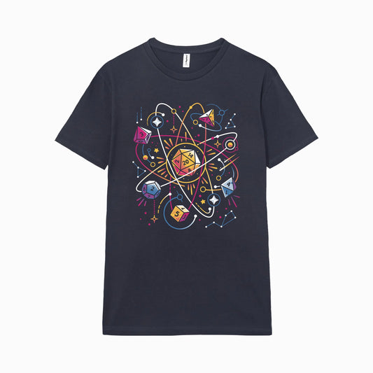 Camiseta manga corta Orbital Atomic Dice azul marino
