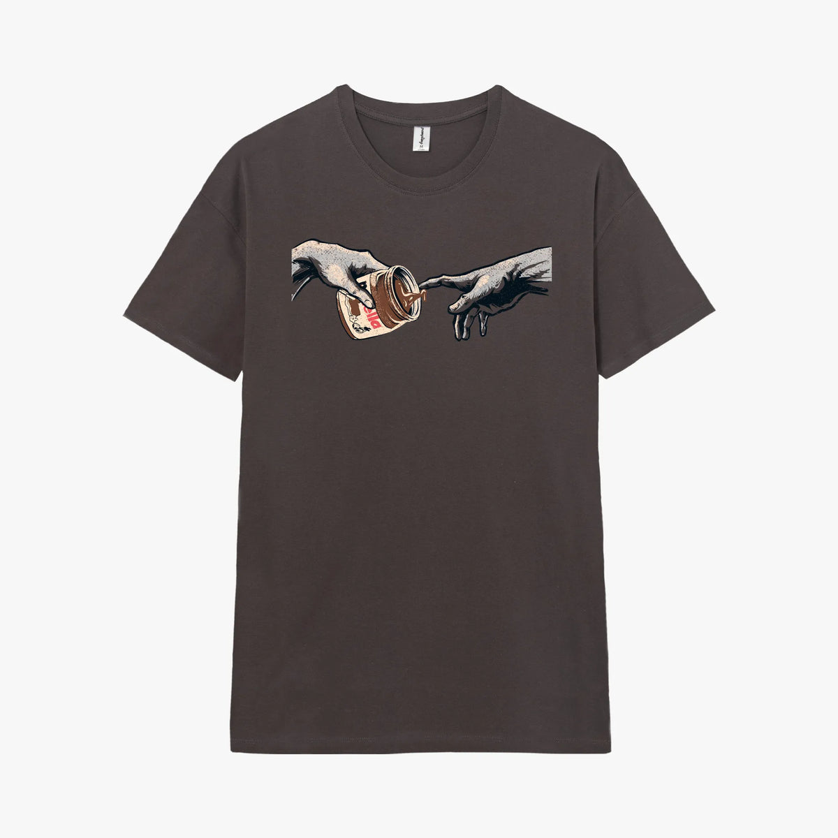 Camiseta manga corta The Creation violeta grisáceo