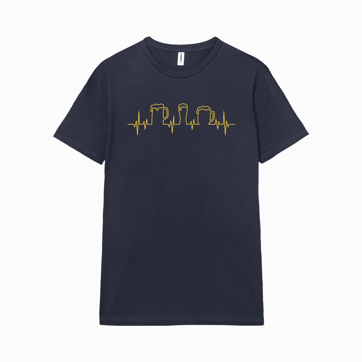 Camiseta manga corta Beer Pulse azul marino