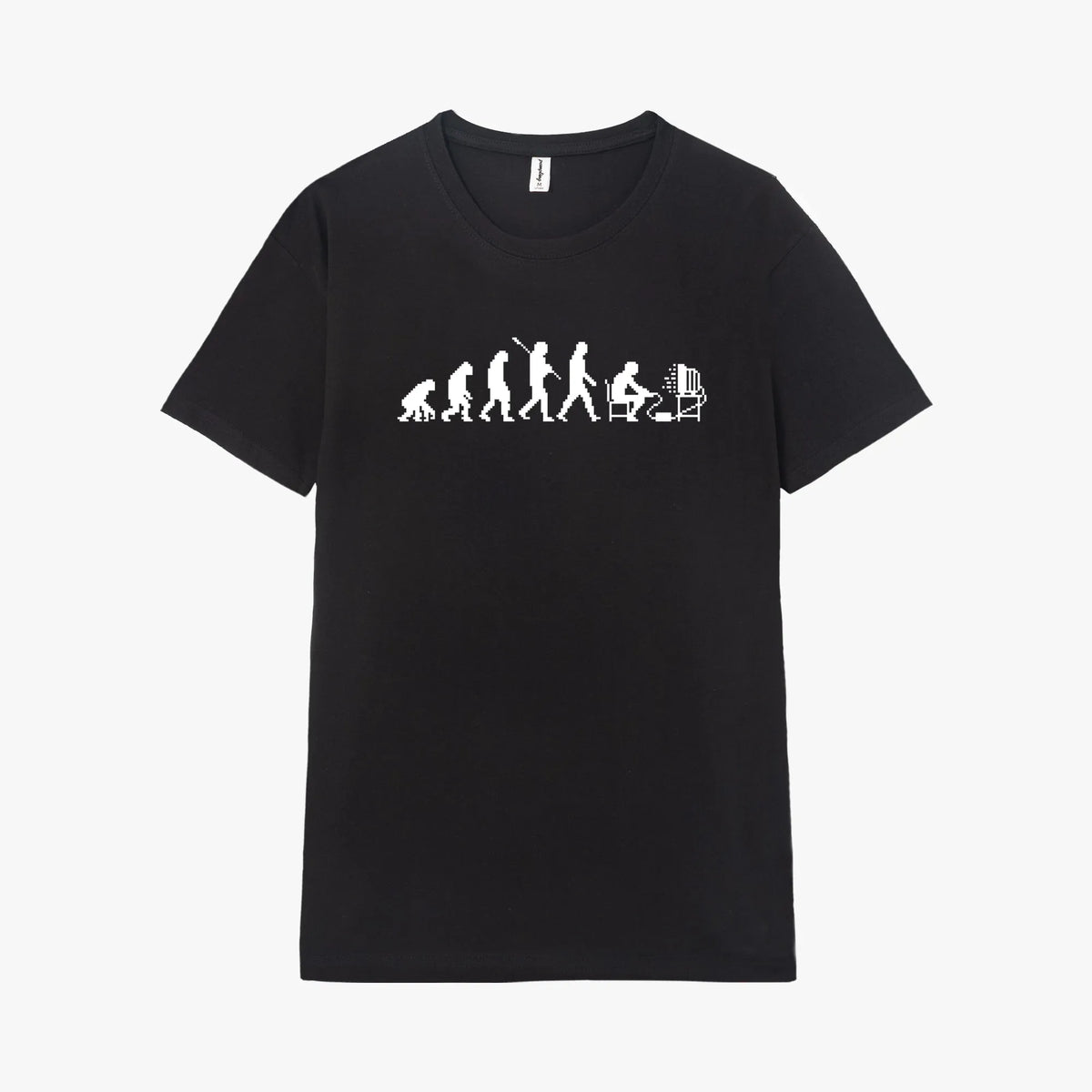 Camiseta manga corta Evolution Gamer negro profundo