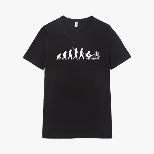 Camiseta manga corta Evolution Gamer negro profundo