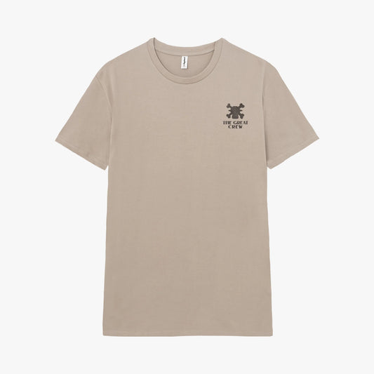 Camiseta manga corta The Great Crew gris claro
