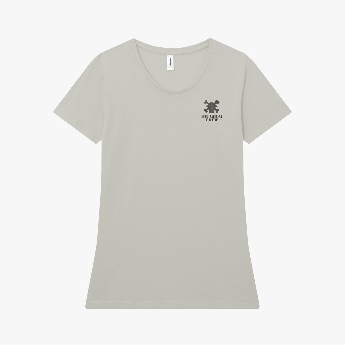 Camiseta manga corta The Great Crew gris pacífico mujer