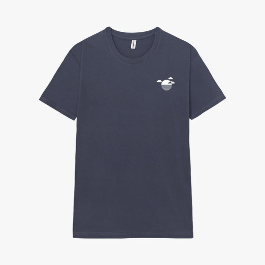 Camiseta manga corta Reflection azul vaquero