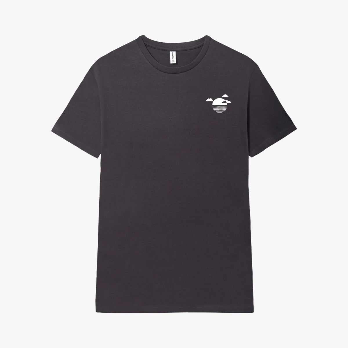 Camiseta manga corta Reflection negro plomo