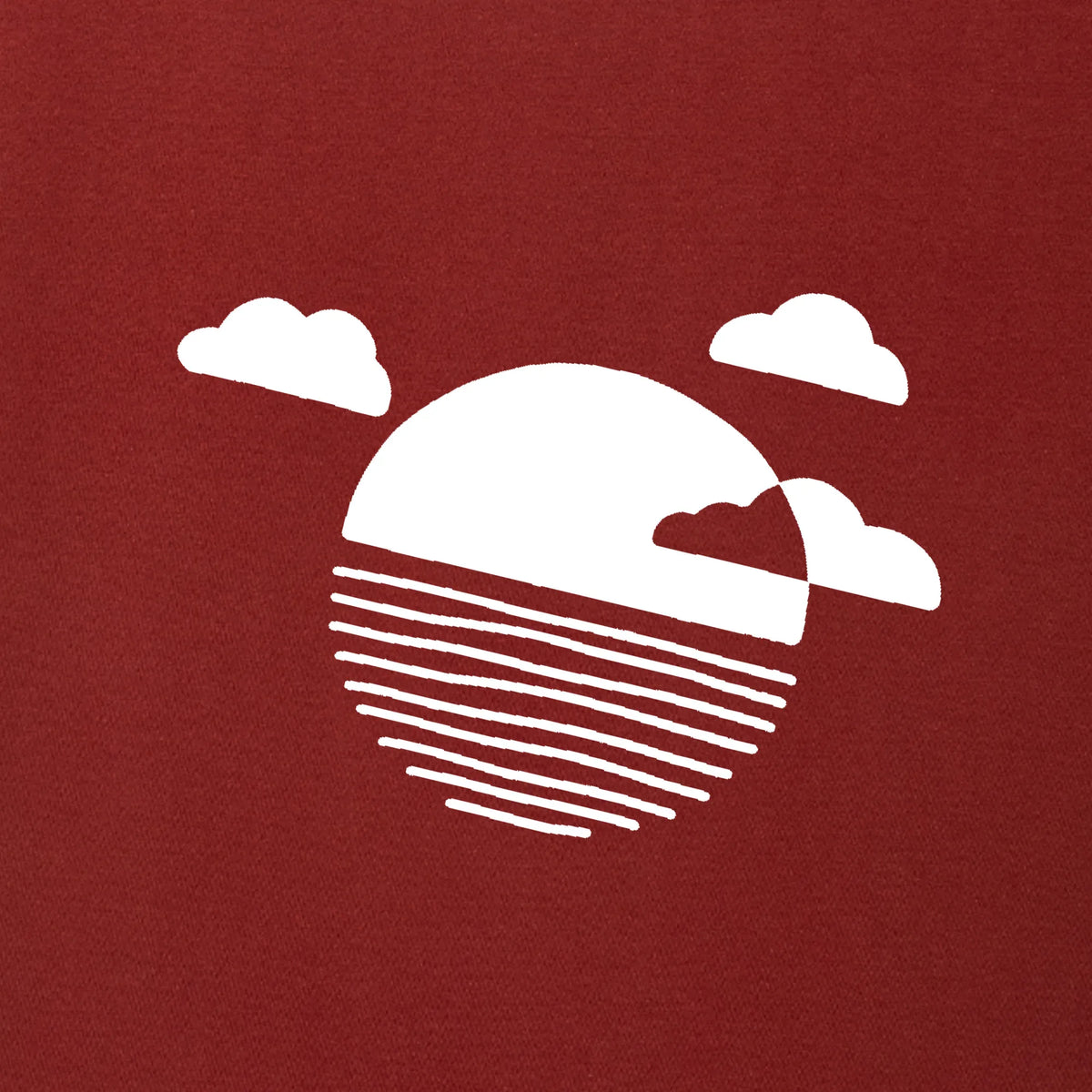 Camiseta manga corta Reflection rojo arándano