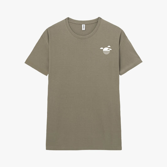 Camiseta manga corta Reflection verde caqui
