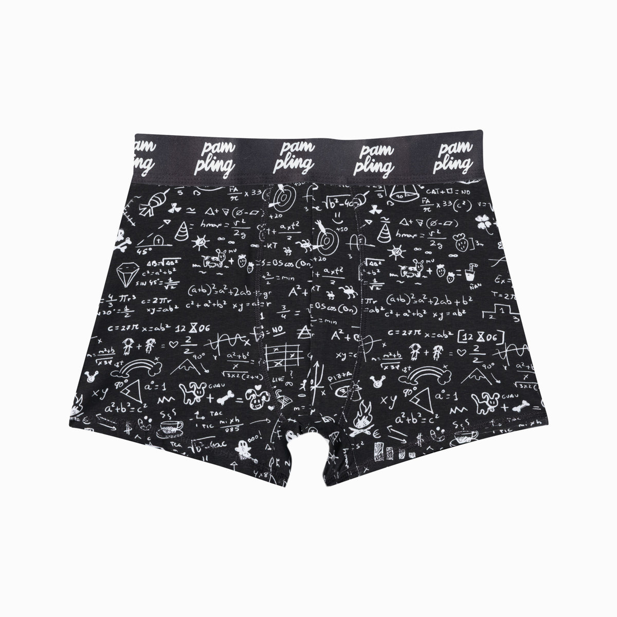 Boxers Crazy Math negro profundo