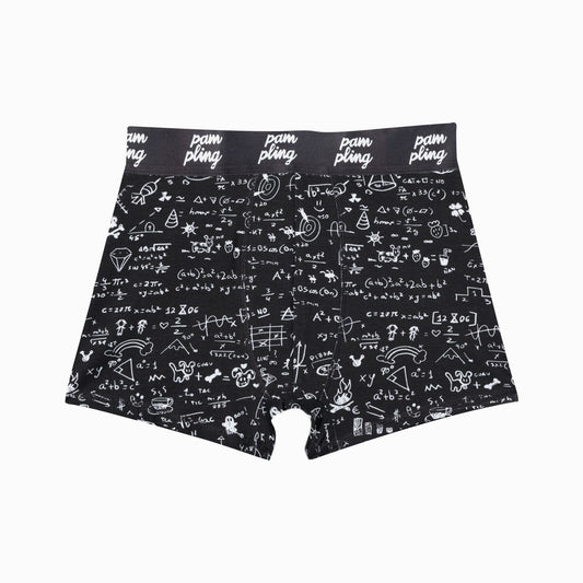 Boxers Crazy Math negro profundo