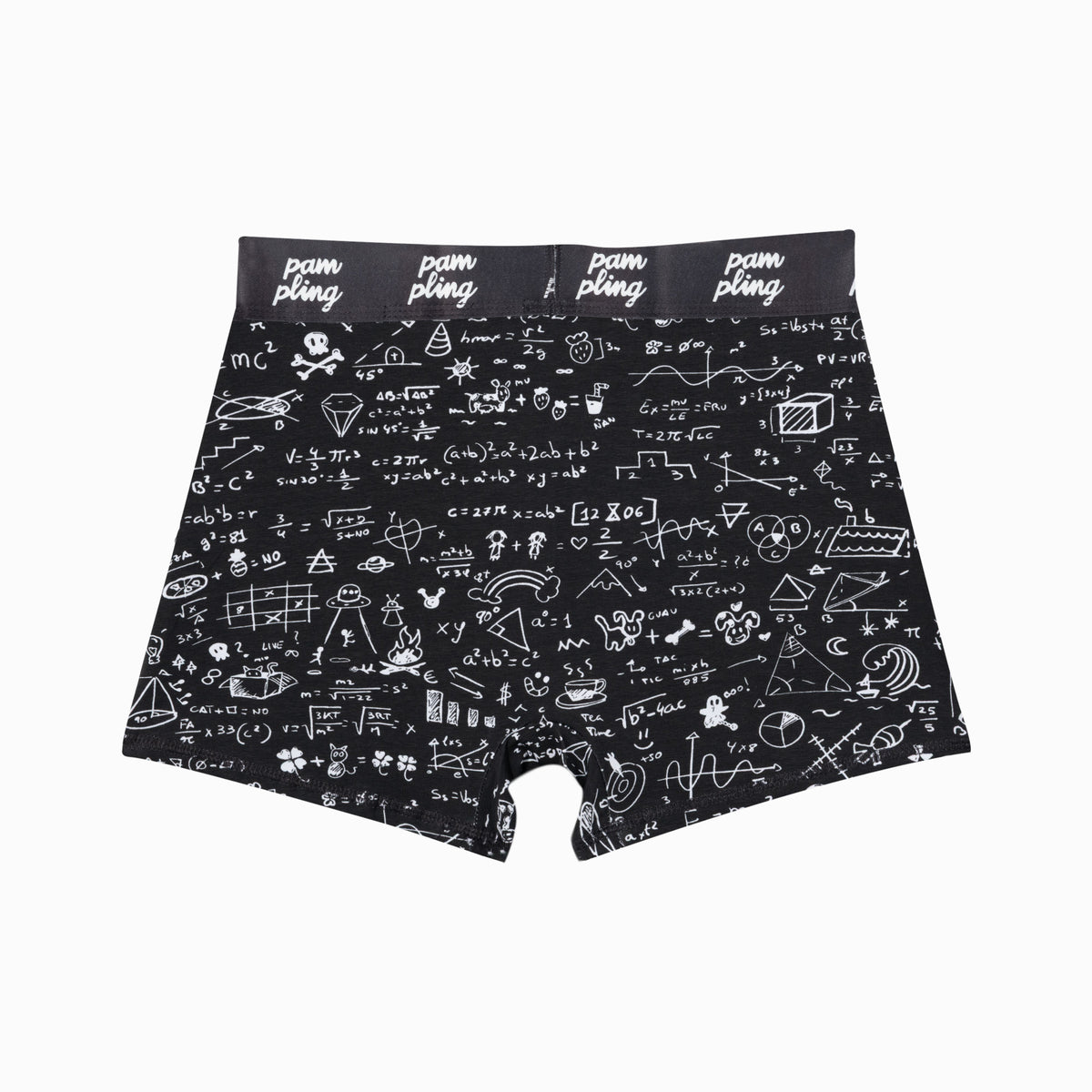 Boxers Crazy Math negro profundo