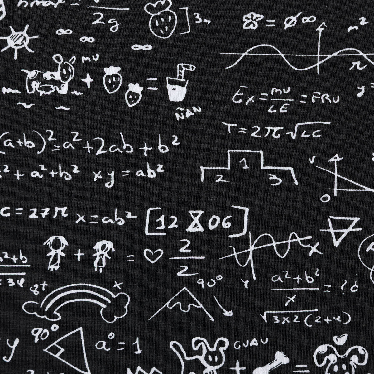 Boxers Crazy Math negro profundo
