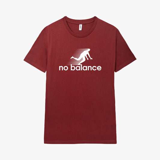 Camiseta manga corta No Balance rojo arándano