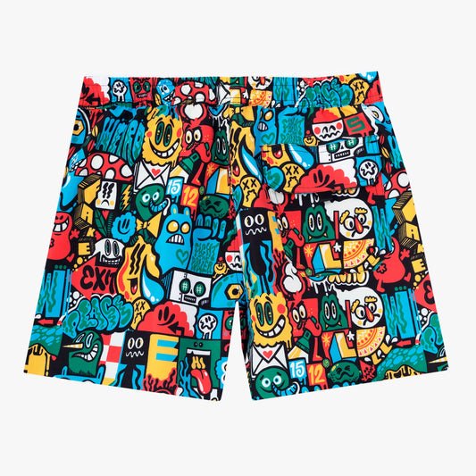 Bañador Geometricity multicolor hombre