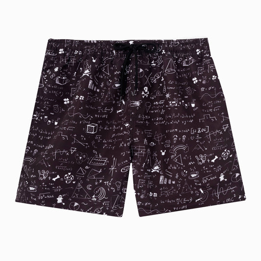 Bañador Crazy Math negro profundo hombre