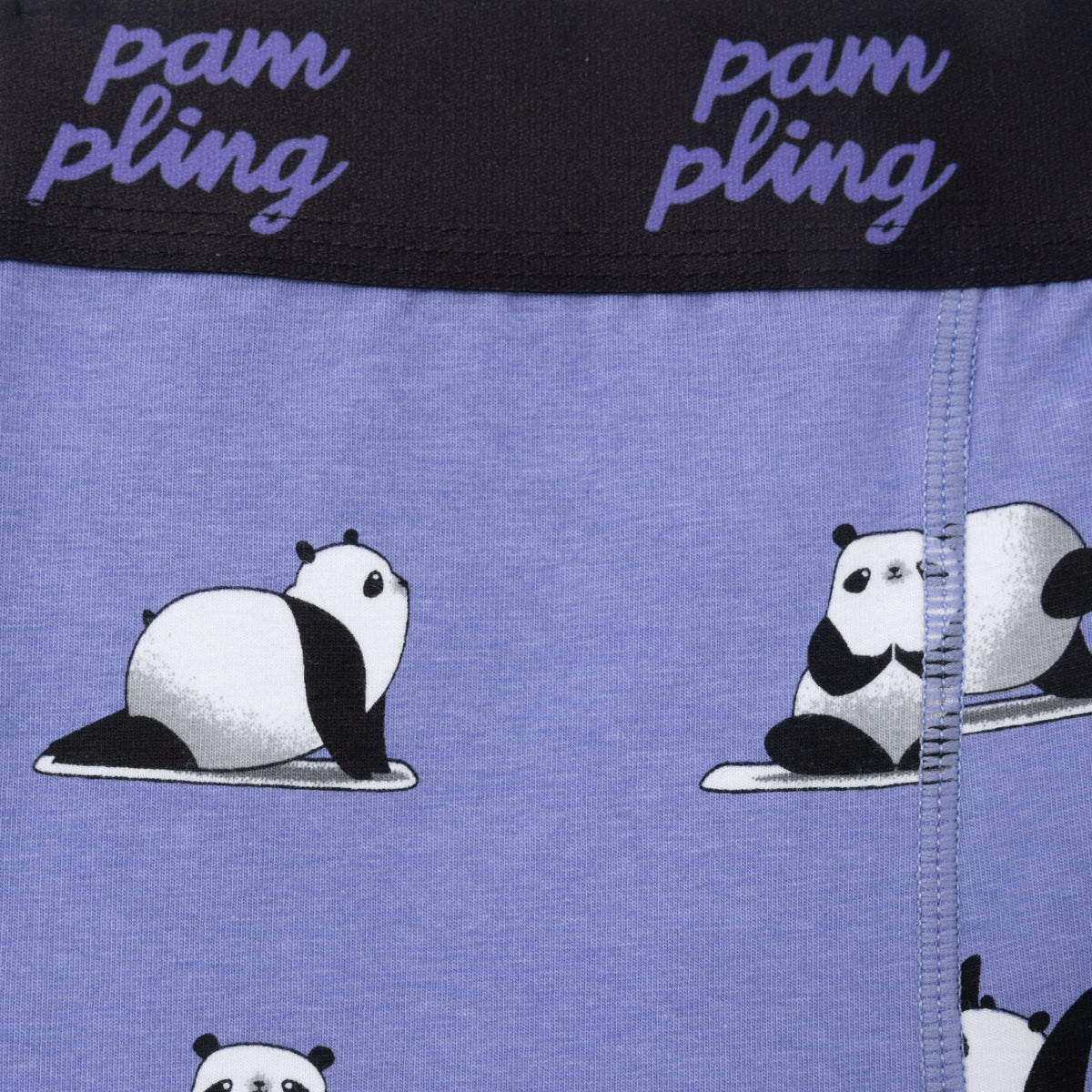 Boxers Yoga Panda violeta intenso