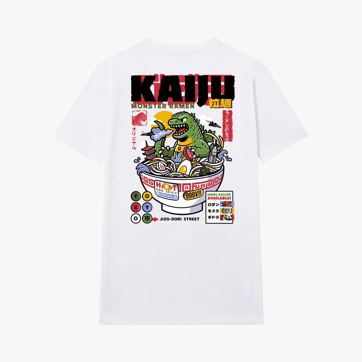 Camiseta manga corta King Of Ramen blanco clásico
