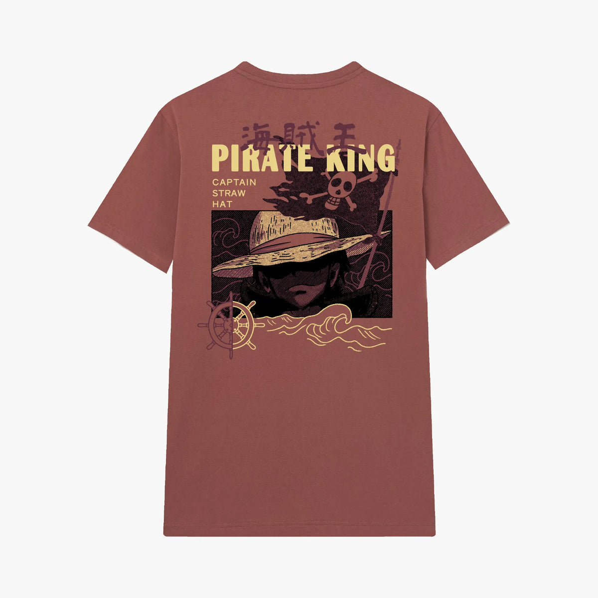 Camiseta manga corta Pirate King rosa antiguo