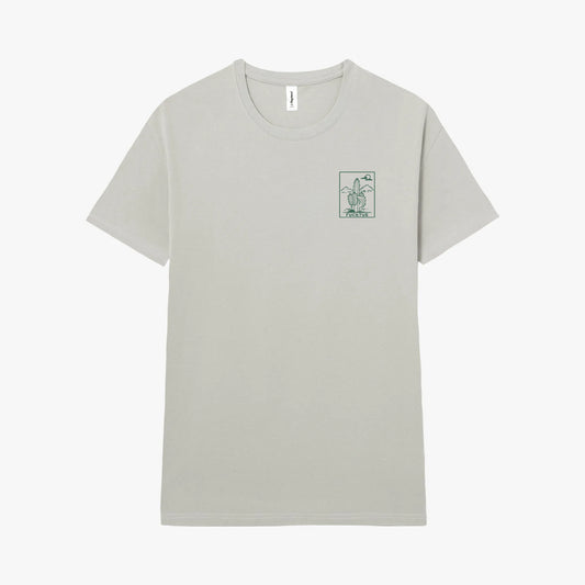 Camiseta manga corta Fucktus gris pacífico