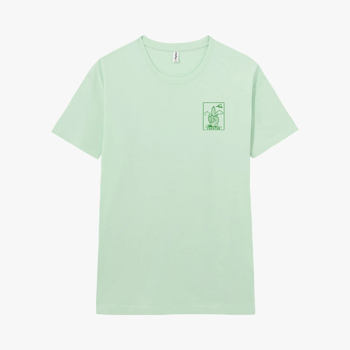 Camiseta manga corta Fucktus verde menta