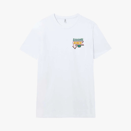 Camiseta manga corta Eat Pasta Run Fasta blanco clásico
