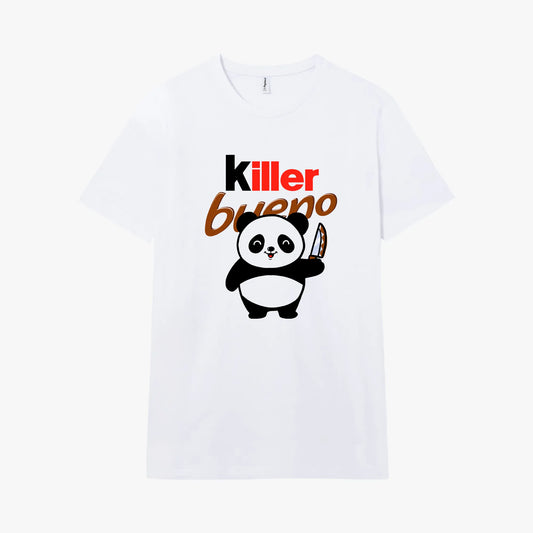 Camiseta manga corta Killer Bueno blanco clásico
