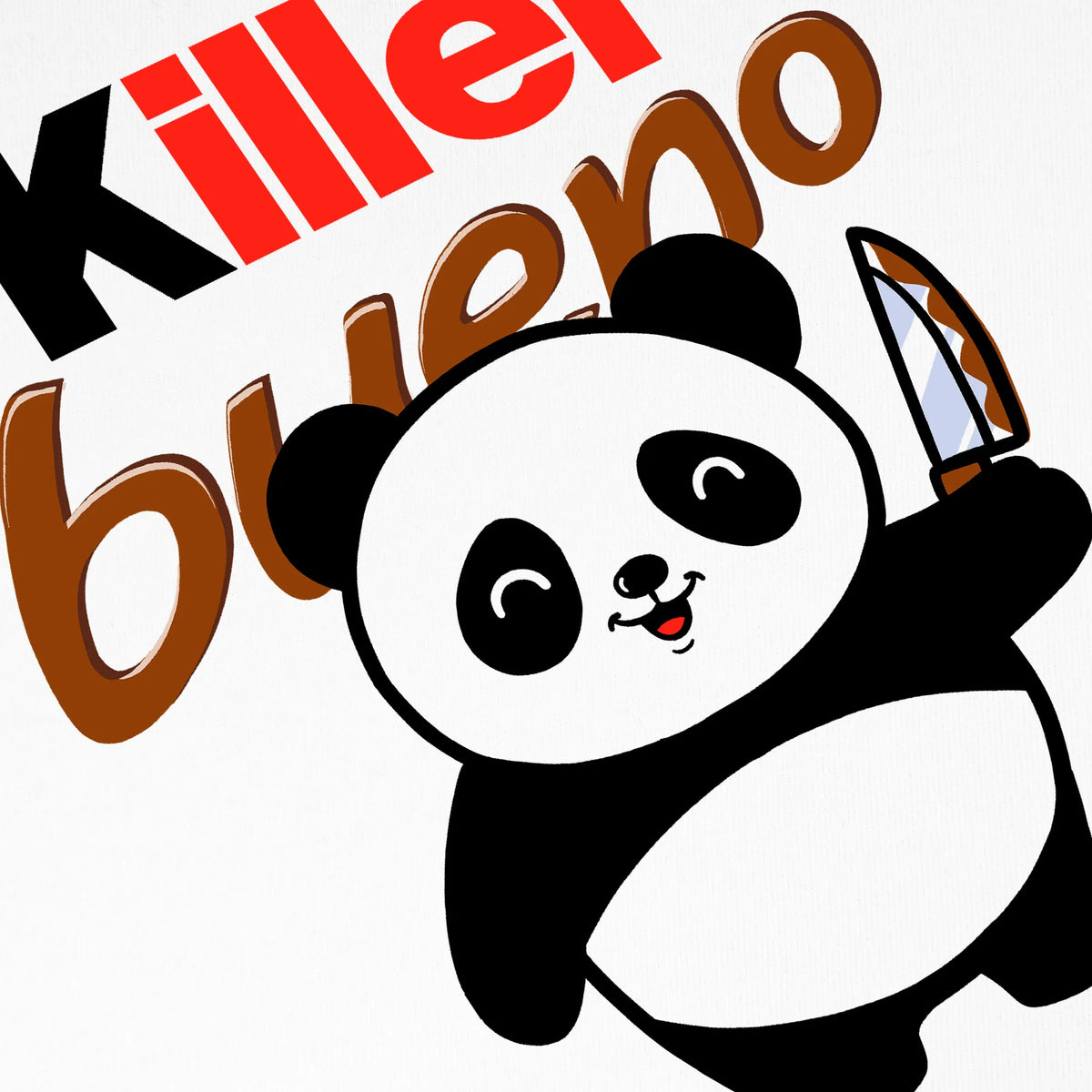 Camiseta manga corta Killer Bueno blanco clásico