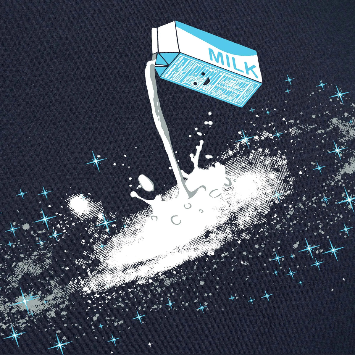 Camiseta manga corta The Milky Way azul marino