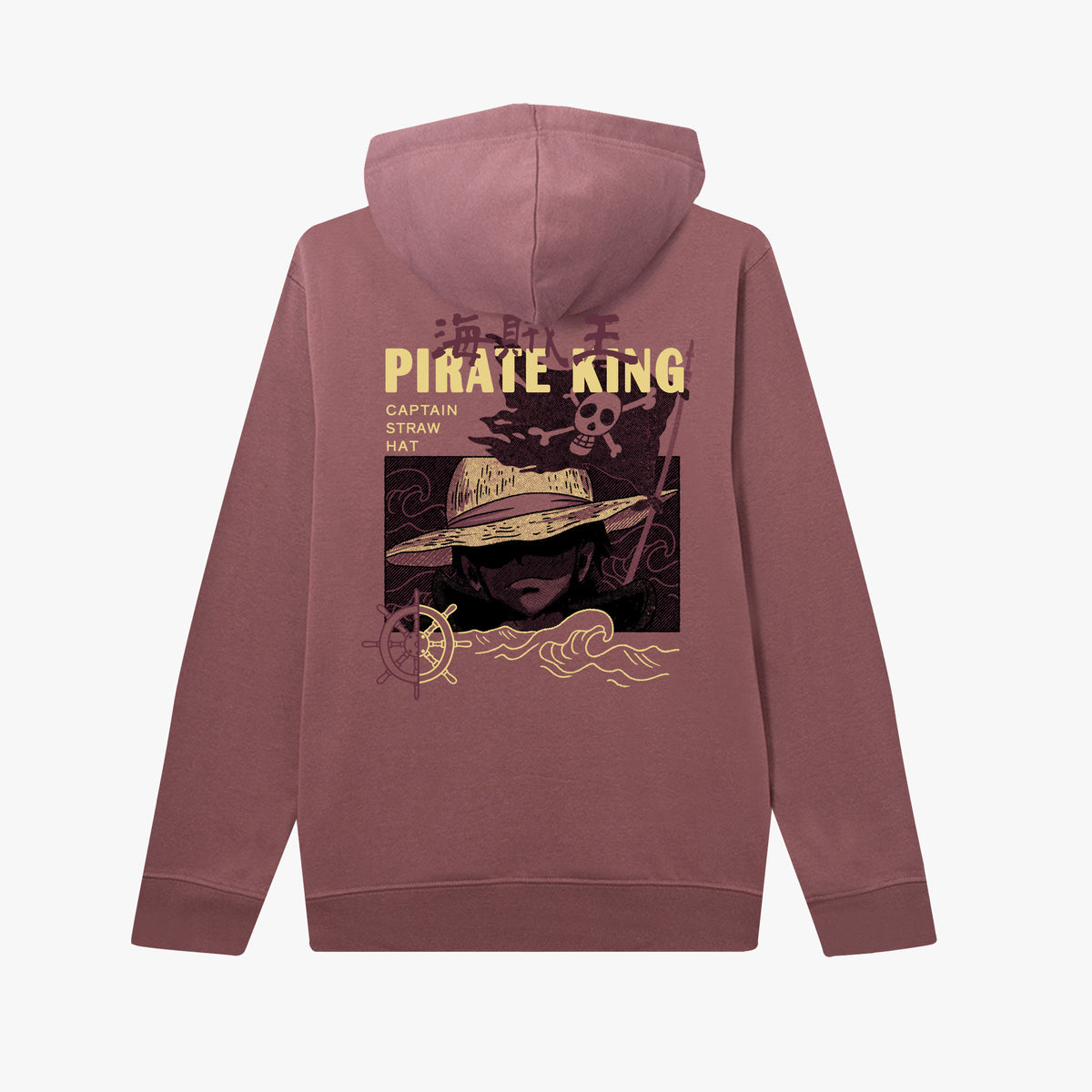 Sudadera con capucha Pirate King marrón café