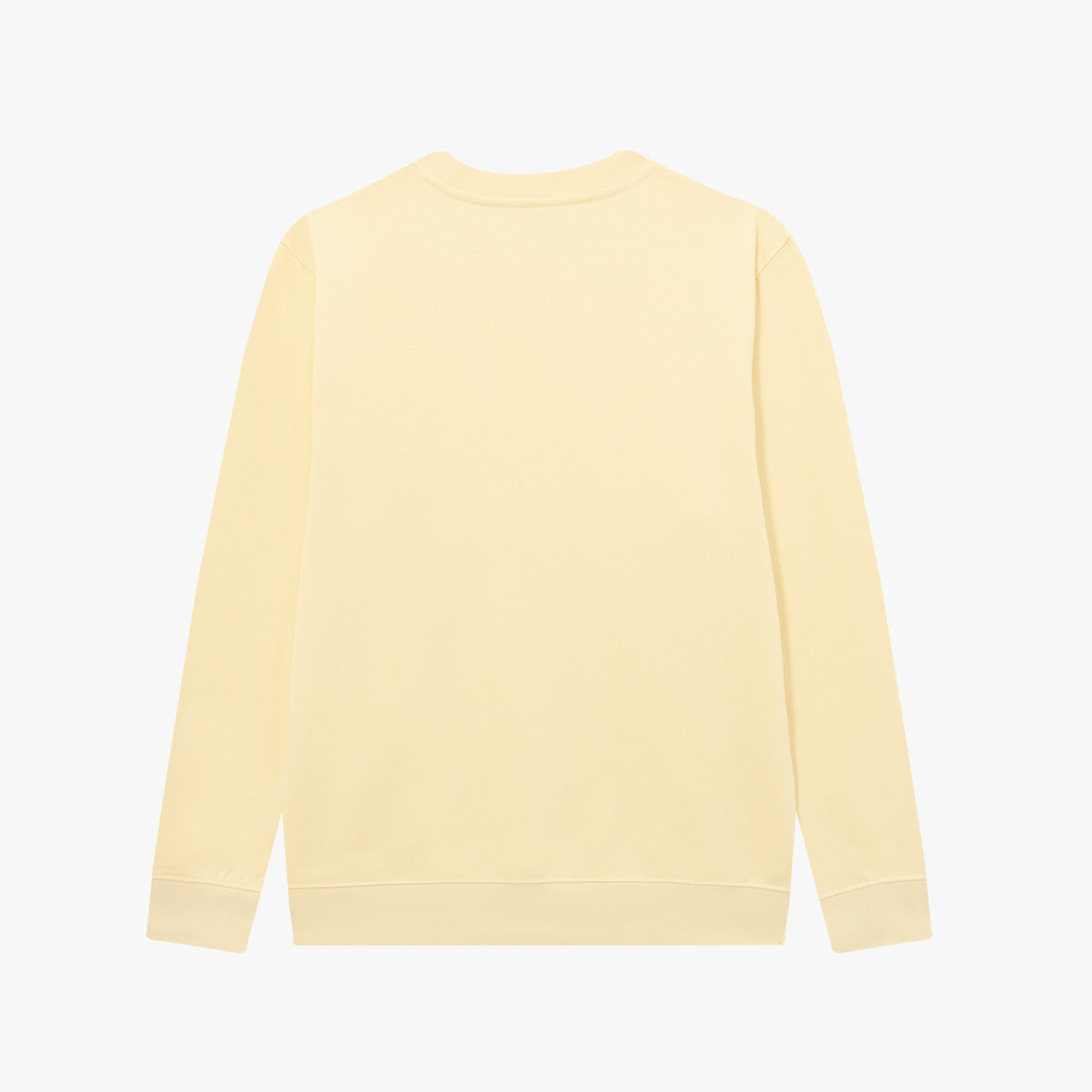 Sudadera sin capucha Artistic Cat amarillo mantequilla