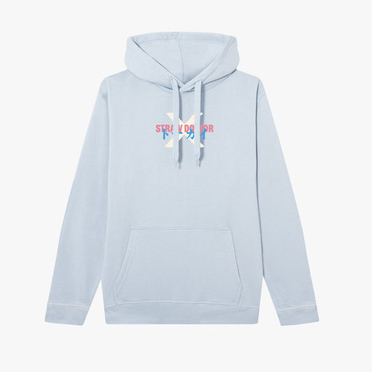 Sudadera con capucha Straw Doctor azul celeste