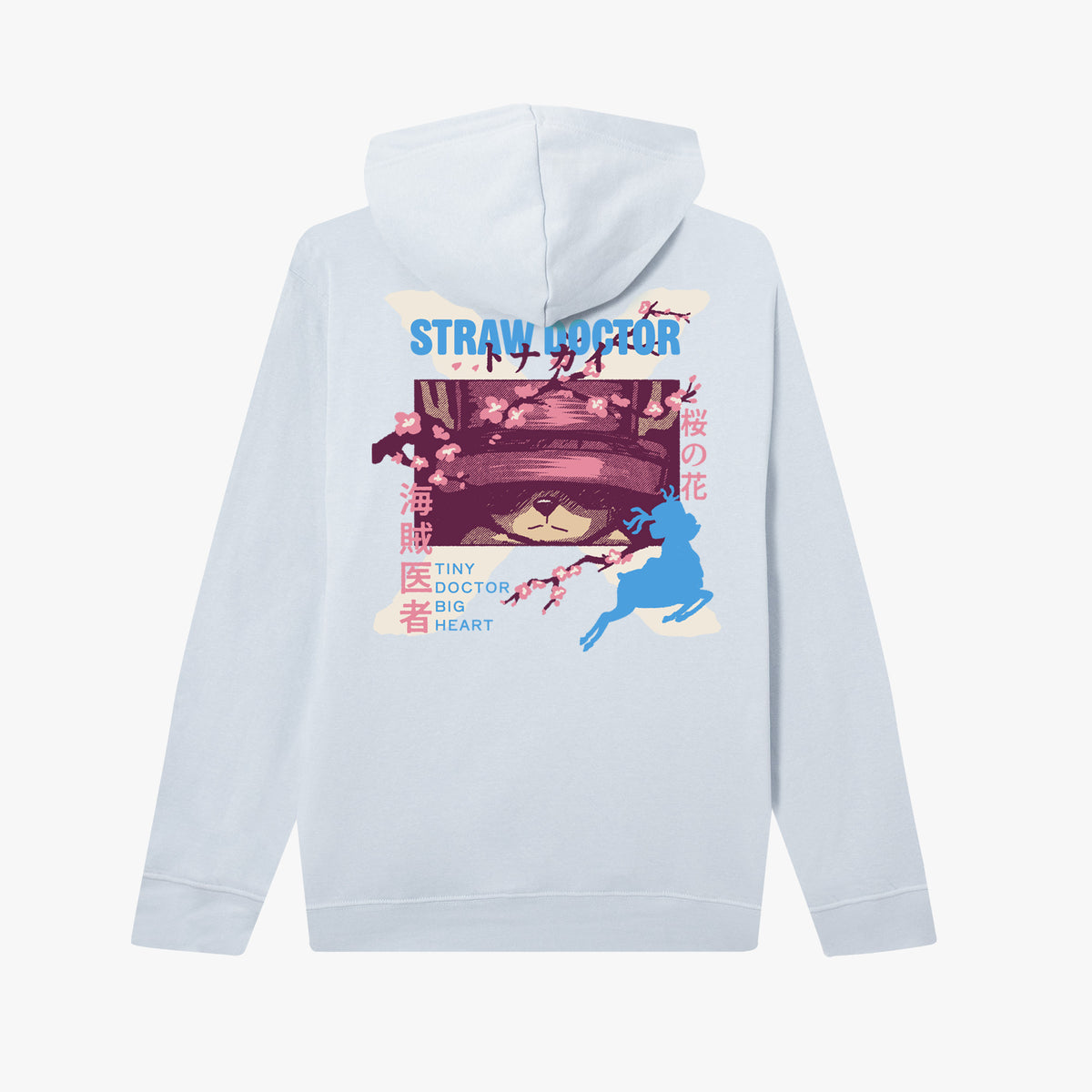 Sudadera con capucha Straw Doctor azul celeste