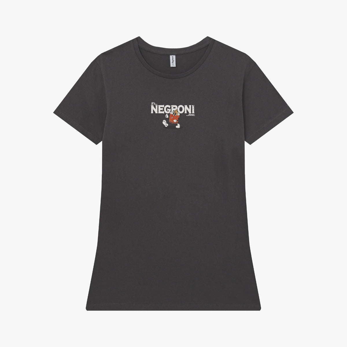 Camiseta manga corta Negroni Equal Measures gris carbón mujer